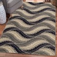 thumbnail image 4 of Capri Bridger Grey & Blue 4' 3" x 7' 3" Area Rug, 4 of 6