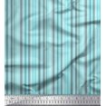 thumbnail image 1 of Soimoi Velvet Fabric Diagonal Line & Stripe Print Fabric by The Yard 58 Inch Wide, 1 of 3