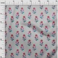 thumbnail image 2 of oneOone Polyester Lycra Fabric Leaves & Floral Block Decor Fabric Printed BTY 56 Inch Wide, 2 of 4