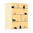 thumbnail image 2 of Chmadoxn Étagère à Chaussures pour Garde-Robe, Étagère de Rangement pour Chaussures à 4 Niveaux, Étagère à Chaussures Adaptée à l'Entrée de Porte d'Entrée de Garde-Robe, Rangement Empilable pour Chaussures en Toute Combinaison, Gain de Place, Petite Étagère à Chaussures, Étagère à Chaussures, 2 of 6