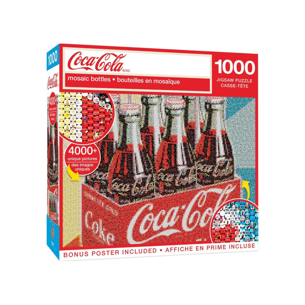 Masterpieces Puzzle Company Coca-Cola - Photomosaic Bottles casse-tête de 1000 pièces