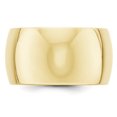 thumbnail image 2 of 10KY 12mm Half Round Band Size 6 Size 6, 2 of 3
