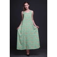 thumbnail image 3 of Bimba Robe Longue pour Femmes en Rayonne à Imprimé d'Oiseaux Chic Bohème d'Été Maxi de Plage - Moyen, 3 of 5