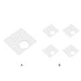 thumbnail image 1 of Becaristey Cabinet Hinge Door Closet Hinges Furniture Hardware Repairing Accessory 4 Pcs, 1 of 6