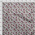 thumbnail image 4 of oneOone Coton Flex Rose Tissu Floral Rétro Tissu pour Couture Tissu d'Artisanat Imprimé au Mètre 40 Pouces de Large, 4 of 5