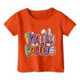 thumbnail image 4 of FhsagQ The 7th Of July Fille Enfant Pâques Mignonne Graphique Col Rond Manches Courtes Tee Été Décontracté T-Shirt Filles Printemps The 7th Of July T-Shirts Taille 6T Printemps Petite Fille T-Shirts Taille 5/6 Orange 1-2 Ans, 4 of 4