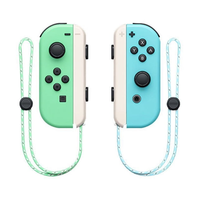 Manette Bluetooth Compatible pour Console Nintendo Switch Oled Poignée Gauche Droite Manette Sans Fil Animal Crossing