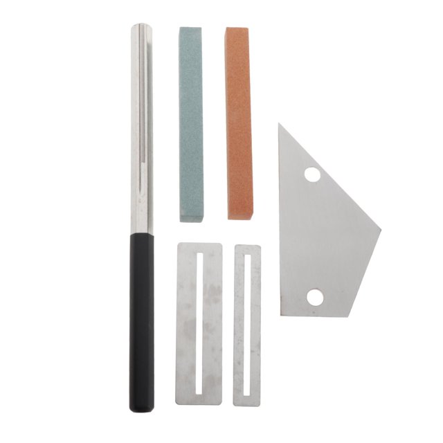 6 Pieces Guitar Luthier Tool Fret Crowning Luthier File Stainless Steel Fret