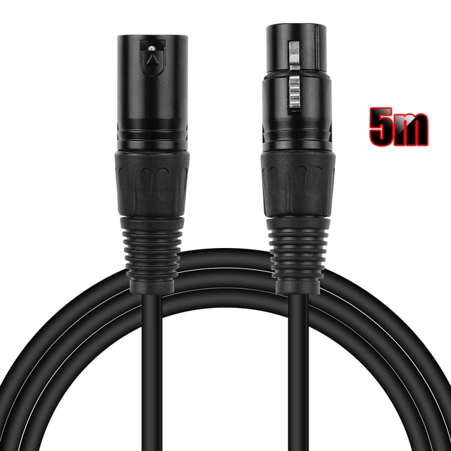 Ggiant Câble de Microphone XLR Mâle à Femelle Connecteurs 3 Broches