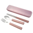 thumbnail image 2 of RKSTN Kitchen Utensils 3pcs/set Spoon Fork Chopsticks Stainless Steel Travel Cutlery Tableware Box Kitchen Utensils, 2 of 4