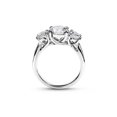 thumbnail image 2 of 1 5/8ct Three Stone Diamond Engagement Ring Solid 14K White Gold, 2 of 2
