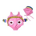 thumbnail image 1 of Toddler Boy Girl Fish Bathing Suit with Hat One Piece Swimsuit Set, 1 of 6