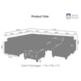 thumbnail image 2 of LLappuil Modular Sectional Sofa, 8 Seat Modular Sectional Sofa with Storage, Faux Leather Waterproof Sofa for Living Room, 2 of 9
