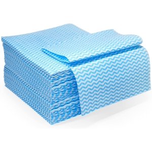PinesC Reusable Cleaning Cloths Dish Paper Towels, Domestic Cleaning Towels, Multipurpose Quick-Dry Rag Dish Cloths Heavy Dutyfor Kitchen 25 Count 14.2"X15.7", Blue Blue-25