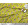 thumbnail image 2 of Soimoi Gray Moss Georgette Fabric Diamond Geometric Print Sewing Fabric Yard 42 Inch Wide, 2 of 3