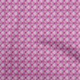 thumbnail image 1 of oneOone Cotton Silk Fuschia Pink Fabric Check Sewing Craft Projects Fabric Prints By Yard 42 Inch Wide, 1 of 4