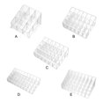 thumbnail image 3 of relayinert Boîte à Cosmétiques Compacte pour une Utilisation Efficace de l'Espace Blanc Multiple 40 Grilles 1Set, 3 of 6