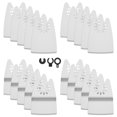 thumbnail image 1 of 20 Pcs Oscillating Tool Scraper Blades Set, Stainless Steel Flexible Multitool Scraper Blade Rigid Oscillating Scraper Blade with Adapters for Removing Tile Glue Paint Caulk Sticker, 1 of 5