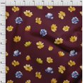 thumbnail image 3 of oneOone Polyester Lycra Fabric Flower Watercolor Print Sewing Fabric BTY 56 Inch Wide, 3 of 4