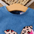 thumbnail image 4 of PatPat Robe à Manches Courtes à Volants pour Bébé Fille avec Imprimé de Chat Mignon, 4 of 6