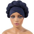 thumbnail image 3 of Turban Boho Chapeau Indien Grand Bandeau, 3 of 7