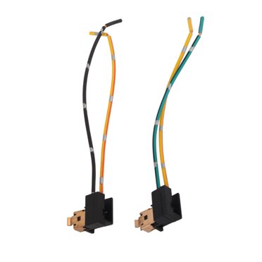 2Pcs Headlight Bulb Socket Wiring Harness Connector Plug Adapter for H1 Bulb