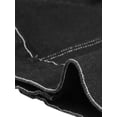thumbnail image 5 of INSPIRE CHIC Veste en Denim Courte Sans Col à Manches Longues Boutonnée pour Femme Noir TG, 5 of 5