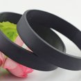 thumbnail image 3 of Trayknick 2Pcs Fashion Silicone Wristbands Wrist Bands Solid Color Sports Design Bracelets Red, 3 of 13