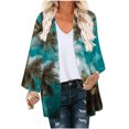 thumbnail image 2 of Nouveaux Hauts pour Femmes 2023 Mode Grande Taille Manches Longues Col Rond Blouse Imprimée Automne Chandail Décontracté Hauts Chemise Manches Longues pour Femmes, 2 of 5