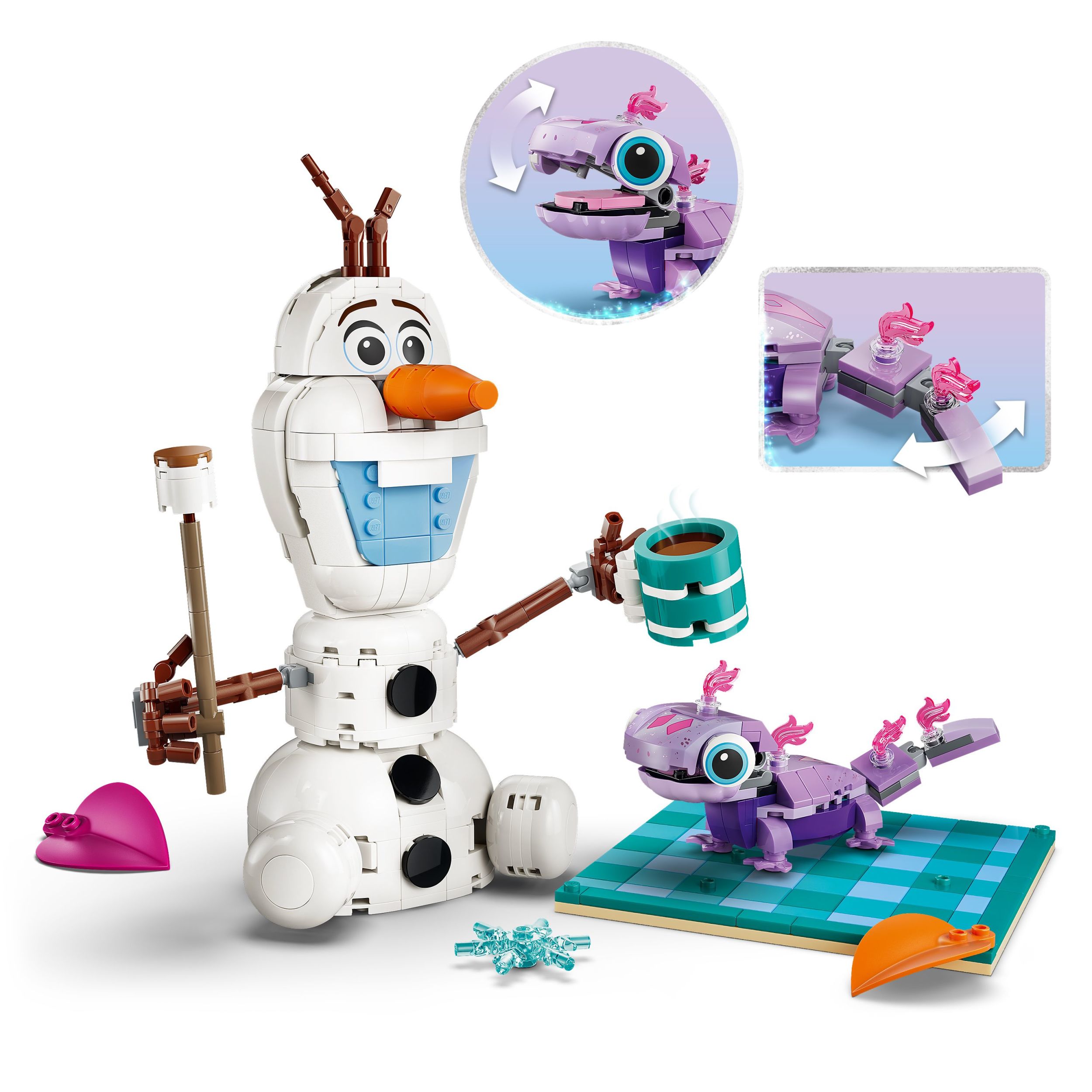 LEGO Disney La Reine des Neiges Le Pique-Nique Amusant d’Olaf et Bruni 43287