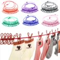 thumbnail image 2 of 1.8m clothesline with clip, retractable windproof clothesline NEW F1U1, 2 of 9