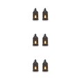 thumbnail image 3 of Baohd 2pack/lot Small Lanterns Decorative Cozy Atmosphere In Any Space Christmas Centerpieces For Tables Black Lanterns How black-2PCS 3Set, 3 of 6