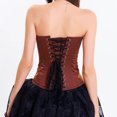 thumbnail image 4 of Gaine pour Femmes Contrôle du Ventre Mode pour Dames Rétro en Forme d'Éventail Col en U Taille Ajustée Gaine pour Femmes Entraîneur de Taille pour Tout le Corps en Liquidation, 4 of 9
