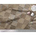 thumbnail image 3 of Soimoi Brown polyester Crepe Fabric Geometric African Decor Fabric Printed Yard 42 Inch Wide, 3 of 3