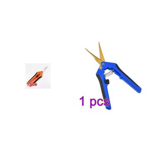Stainless steel garden pruning shears gold-plated titanium spring safety lock pruning shears