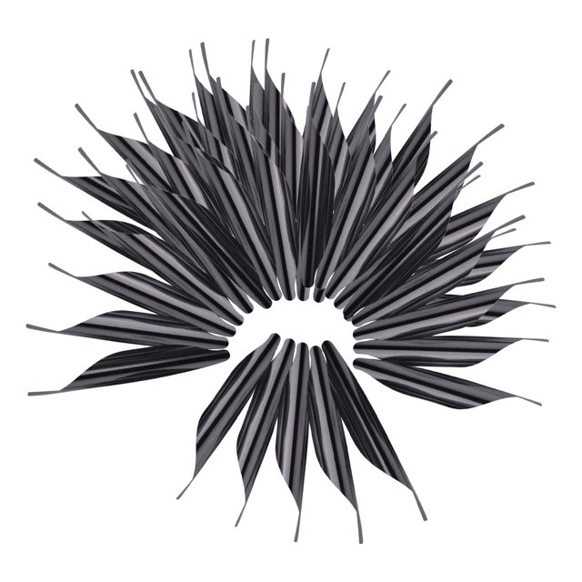 jinwen 50pcs/pack 1.8 inch Compound Fletch Fletching Fletcher DIY End Black