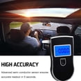 thumbnail image 3 of CUITING Breathalyzer  Professional-Grade Accuracy Digital Blue LED Screen Portable Breath Alcohol Tester High Accuracy Breathalyzer with 25 Mouthpieces for Personal Home Use, 3 of 5