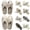 Style 5, variant on Trayknick Pedi Couture Pedicure Sandals Hotel Slippers Bulk,Portable Comfortable Disposable Tree Leaf Print Closed Toe Slippers Hotel Travel Spa Shoes Washable Slippers for Guests