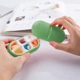 thumbnail image 2 of ‌Portable One Week VC Box with Candy Color‌ - Six Space Sealing Design, Ideal for Travel & Daily Use, Made of Safe & Odorless Plastic, Available in Orange, Yellow, Green, Blue, Sky Blue Colors, 2 of 6