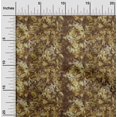 thumbnail image 2 of oneOone Georgette Viscose Moutarde Foncée Tissu Abstrait Robe Florale Tissu Tissu Imprimé par la Cour 42 Pouces de Large, 2 of 5