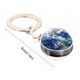 thumbnail image 3 of FcBaudy Keychains for Women,Wallet Keychain,Car Keychain,Cute Keychain Solar System Milk y Way Nebula Double Sided Glass Keychain Keychain Keychain, 3 of 3