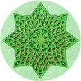 thumbnail image 1 of Ahgly Tapis d'Intérieur Lavable en Machine Carré Vert Jade, 3 Pieds Carré, 1 of 7