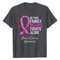 thumbnail image 2 of TIMIFIS Breast Cancer Awareness Shirts for Women Work Tops Short Sleeve Out Blouse Breast Awareness Letter Print Shirt T-Shirt Tops In OctoberFall/Winter, 2 of 6