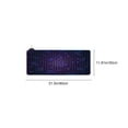 thumbnail image 3 of Dvkptbk Illuminated Mouse Pad Gaming Gaming Led Phantom Computer Pad Rgb Keyboard Pad Mouse Pad 14 Kinds Of Phantom Light Natural Rubber Non-slip Bottom Pad, 3 of 8