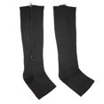 thumbnail image 2 of 1 Pair Of Compression Socks Sports Calf Knee Support Varicose Relief Socks Zipper Compression Socks With Zip Guard Skin Protection And Open Toe Compression Socks For Men And Women, 2 of 8