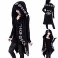 thumbnail image 2 of 2025 Femmes Veste de Course Punk à Manches Longues Imprimé Lune Veste à Capuche Femmes Cardigan Veste Manteau Grande Taille Veste Légère Femmes, 2 of 8