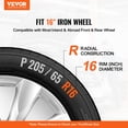 thumbnail image 2 of VEVOR 16" Wheel Rim Cover Hubcaps Set of 4 Sturdy Hubcap for All Weather Use, 2 of 9