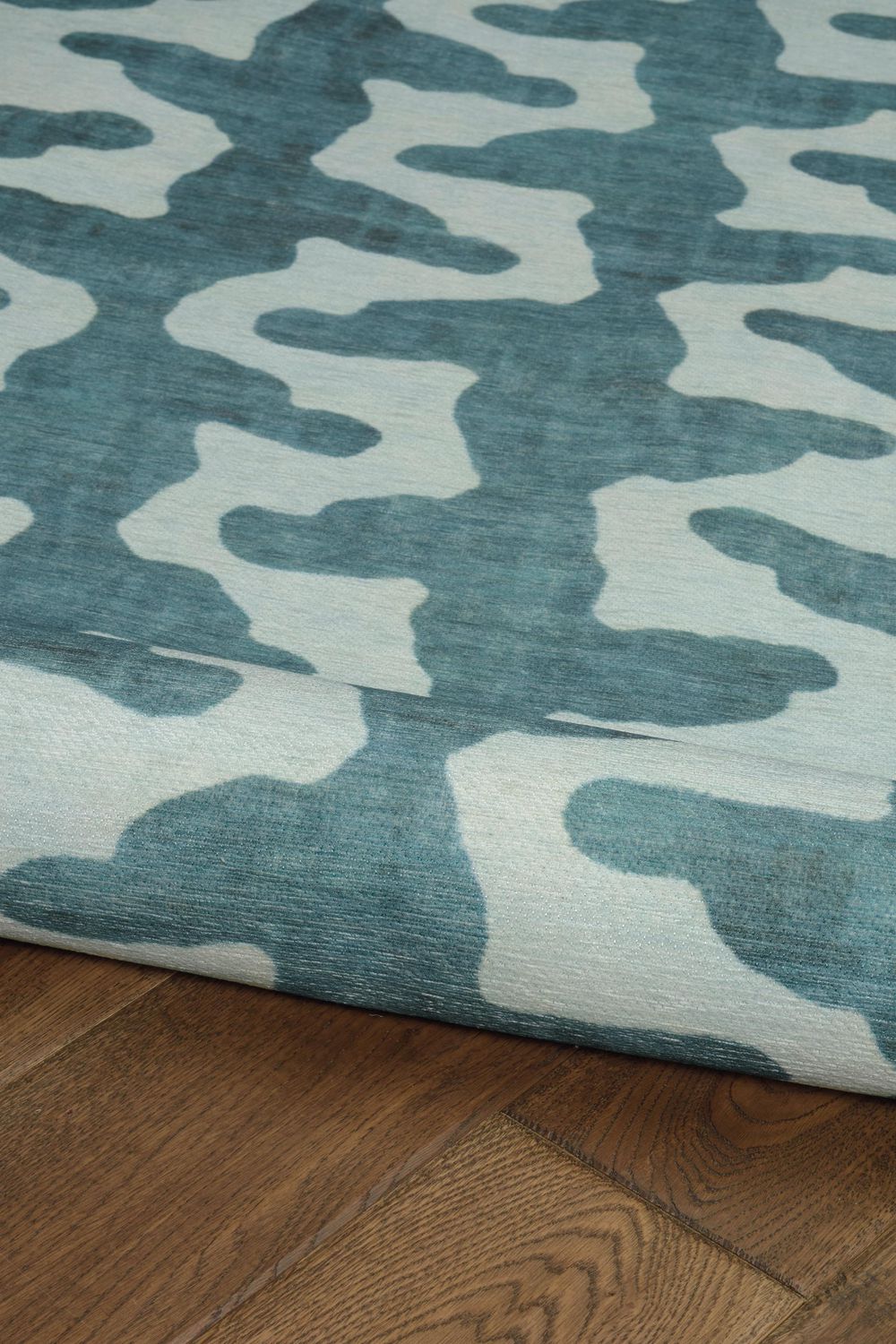 Tapis d'accent extérieur lavable Doral aqua & vert 3 pi x 5 pi