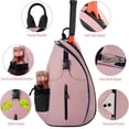 thumbnail image 4 of Suncoda Home Storage, Organization and Storage Badminton Racket Bag for Outdoor Sports Training Singles Shoulder Tennis Bag Backpack Crossbody Bag, 4 of 7