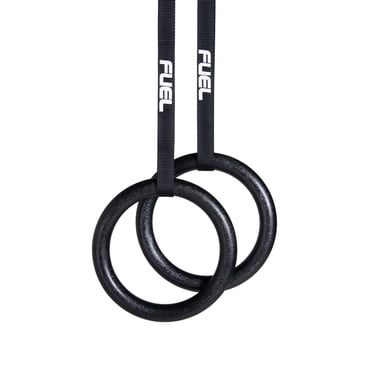 Fuel Pureformance Gymnastics Rings with Straps, Green